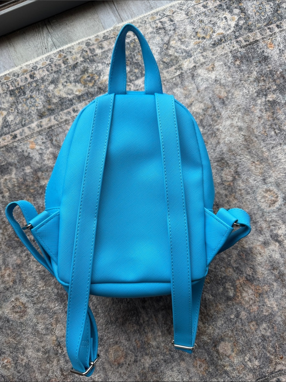 Blue Dog Print mini backpack by marc tetro - Picture 3 of 5